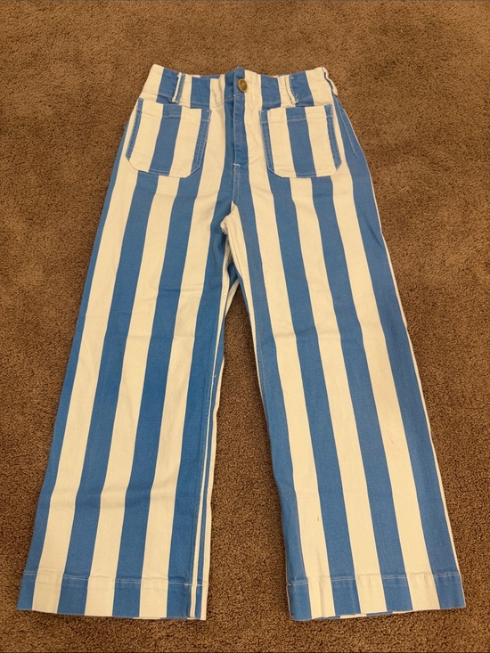 Anthropologie Denim - Anthropologie Colette Blue and White Striped Wide-Leg Jeans
